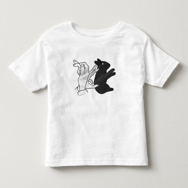 Hand Silhouette Rabbit Tröja (Framsida)