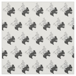 Hand Silhouette Rabbit Tyg