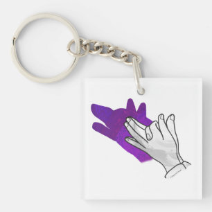 Hand Silhouette Varg Lila
