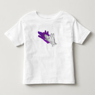 Hand Silhouette Varg Lila T-shirt