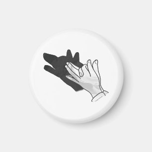 Hand Silhouette-Varg Magnet