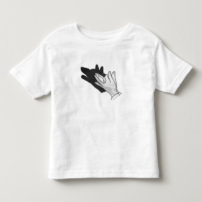 Hand Silhouette-Varg T-shirt (Framsida)