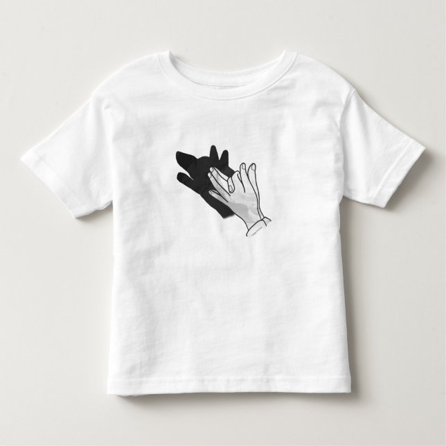 Hand Silhouette-Varg Tee (Framsida)