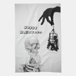 Hand Skeleton Halloween Kitchen Towels Kökshandduk