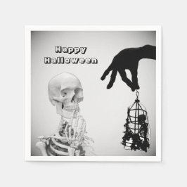 Hand Skeleton Halloween Pappersservett