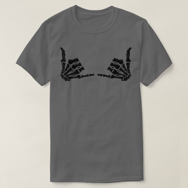 Hand Skeleton Händer T-Shirt (Design framsida)
