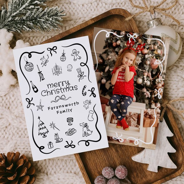 Hand Skriva God jul Card Inbjudningar (Skapare uppladdad)