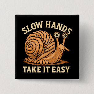Hand Snigel Art Handmade made Snigel Stil Knapp