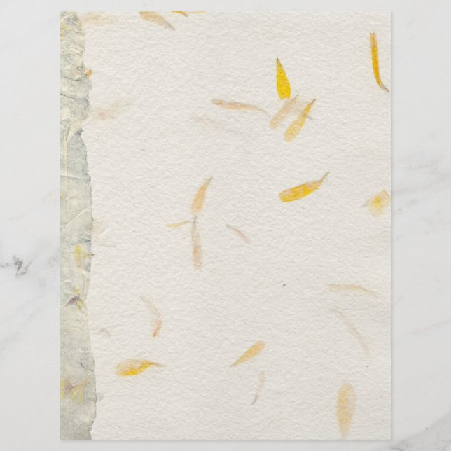 Hand som gjorts pappert - blommor (Framsida)