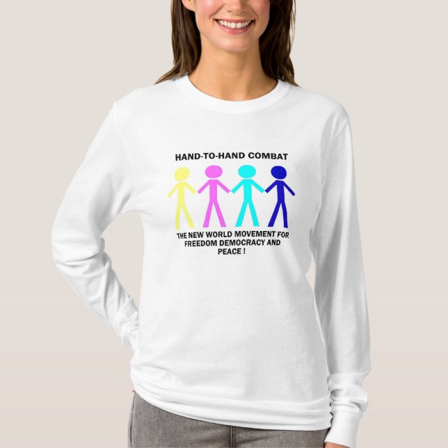 HAND-T0-HAND-KONBAT... TEE SHIRT (Framsida)