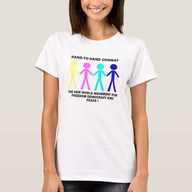 HAND-T0-HAND-KONBAT... TEE SHIRT (Framsida)