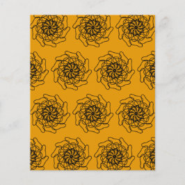 Hand teckning abstrakt mönster Skrapbok Papper