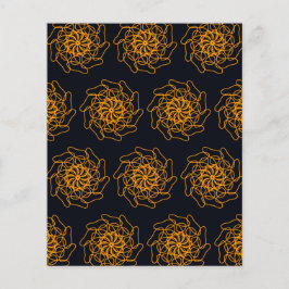 Hand teckning abstrakt mönster Skrapbok Papper