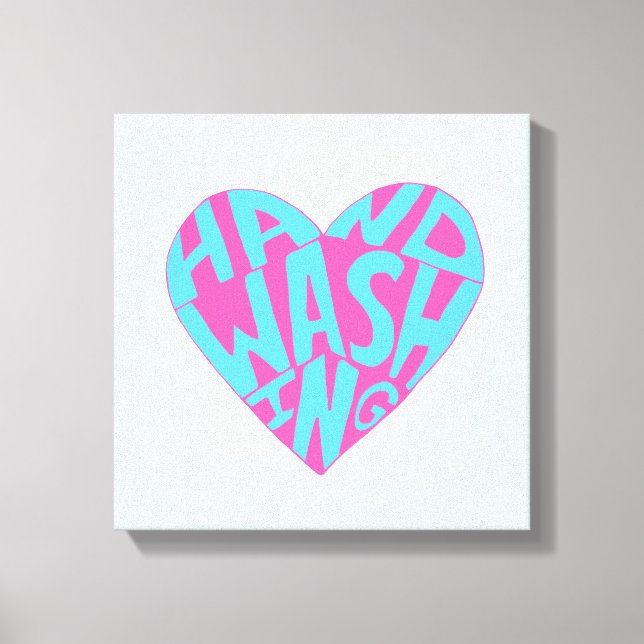 Hand Tvättar hand Canvastryck (Framsida)