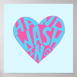 Hand Tvättar hand Poster