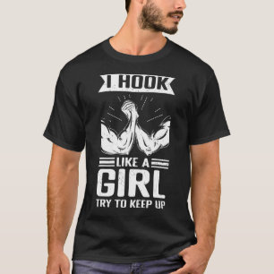 Hand Wrestling Arm Wrestling Girl & Arm Wrestler T Shirt