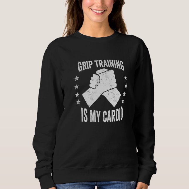 Hand Wrestling Grip Training Is My Cardio Arm Wres T Shirt (Framsida)