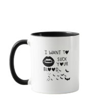 Hand written 'I Want to suck Your blood'