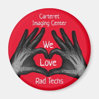 Hand Xray Heart Rad Tech Apprecition Magnet