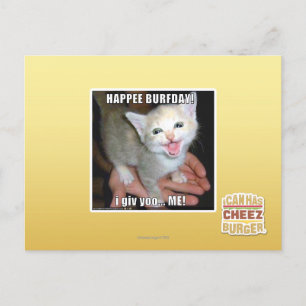 HÄNDA BURFDAG! VYKORT