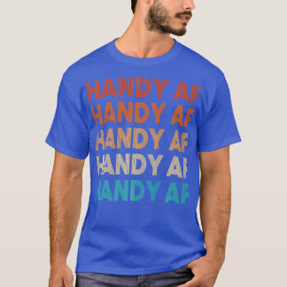 HandAF Funny Handyman Verktyg Contraktorns Carpent T Shirt