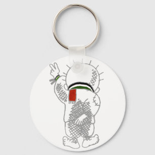 Handala (palestinsk unge) Keychain Nyckelring