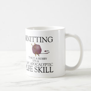 Handarbete är inte en hobby som det är en kaffemugg