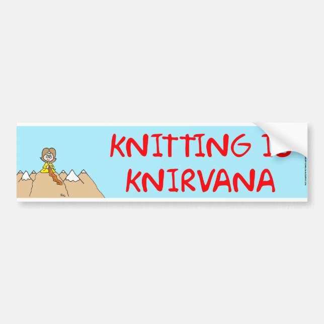 handarbete är knirvanaen bildekal (Framsidan)