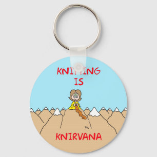 handarbete är knirvanaguruen nyckelring