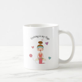 Handarbete är min Yoga Kaffemugg