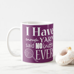 Handarbete♥ inte nog garnhantverk kaffemugg