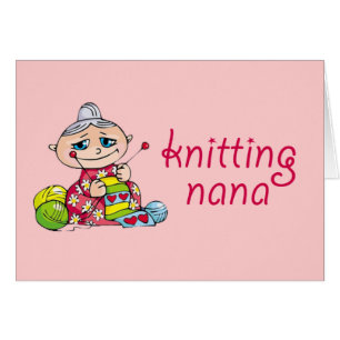 Handarbete Nana Hälsningskort