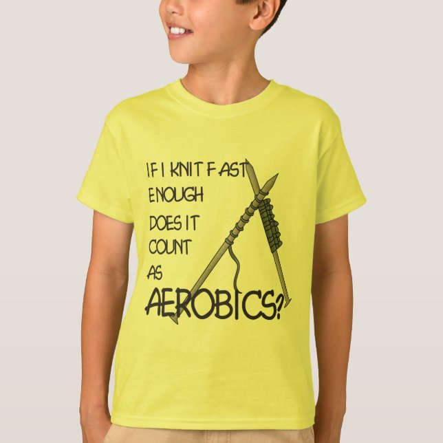 HandarbeteAerobics T-shirt (Framsida)