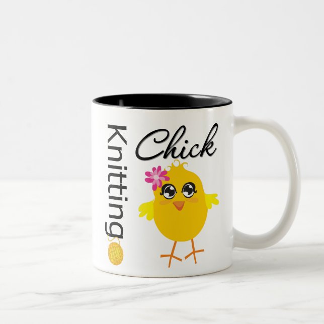 Handarbetechick Två-Tonad Mugg (Höger)