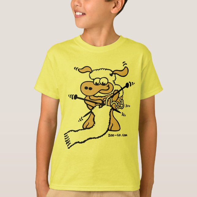 Handarbetefår Tee Shirt (Framsida)