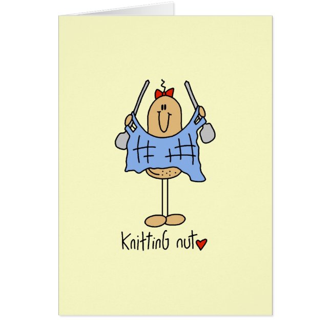 HandarbetenötT-tröja och gåvor OBS Kort (Framsidan)