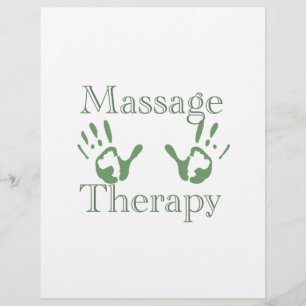 Handavtryck för massageterapi