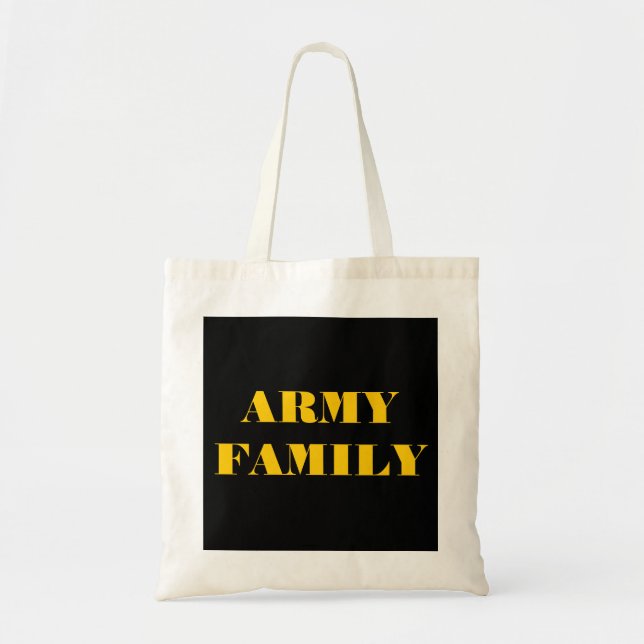 Handbag Army-familj Tygkasse (Framsidan)