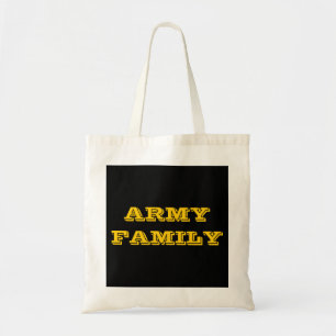 Handbag Army-familj Tygkasse