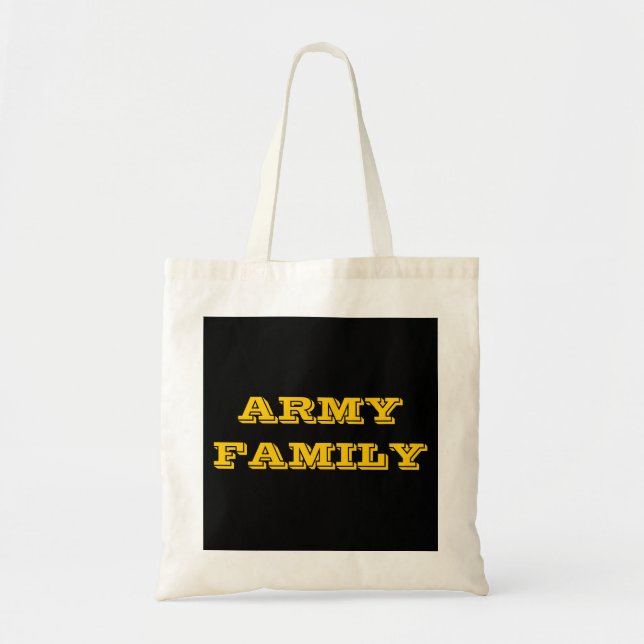 Handbag Army-familj Tygkasse (Framsidan)