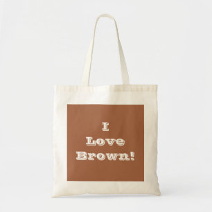 Handbag I Kärlek Brown Tygkasse