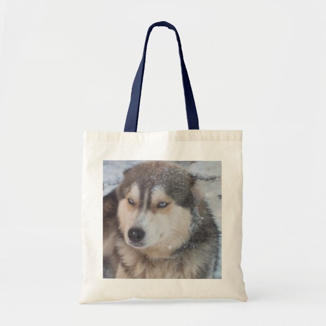 Handbag med Husky Tygkasse (Framsidan)