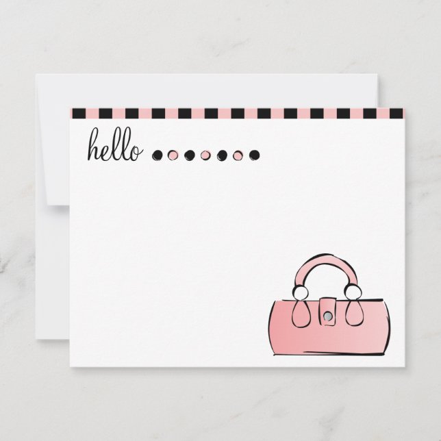 Handbag Note Card Anteckningskort (Framsida)