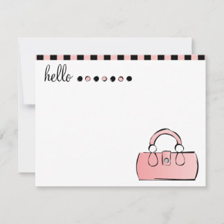 Handbag Note Card Anteckningskort