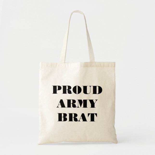 Handbag Proud Army Brat Tygkasse (Framsidan)