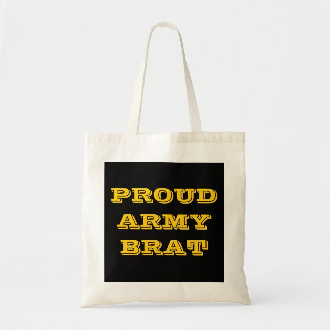 Handbag Proud Army Brat Tygkasse (Framsidan)