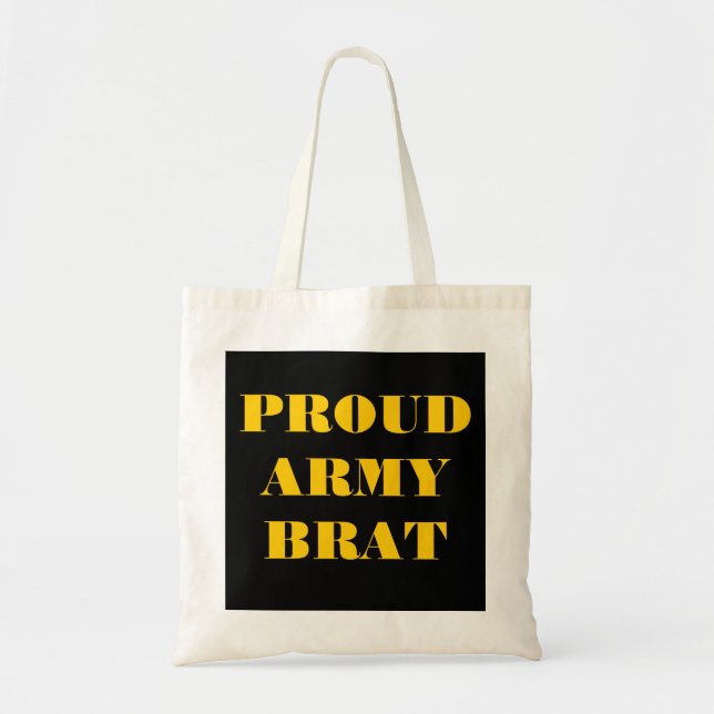 Handbag Proud Army Brat Tygkasse (Framsidan)