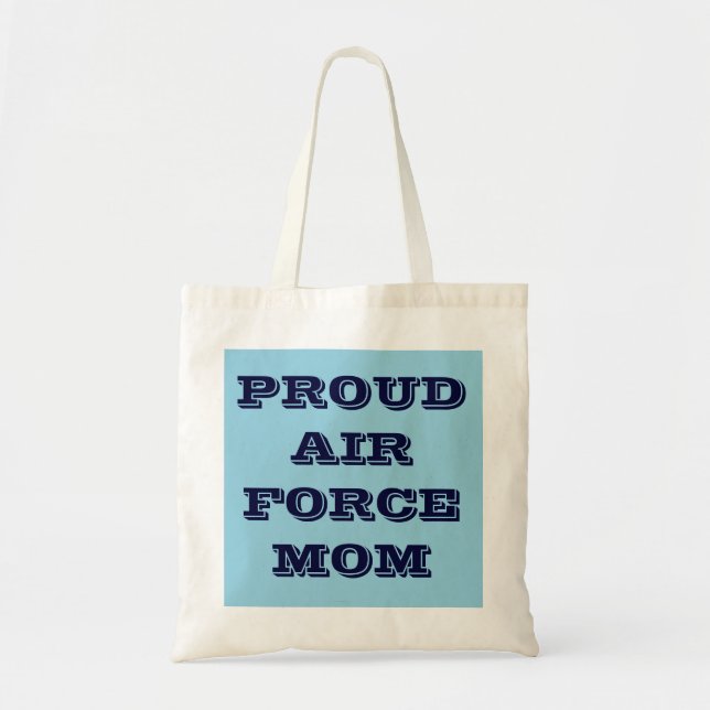 Handbag Proud Luft Force Mamma Tygkasse (Framsidan)