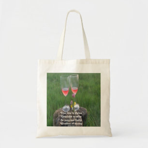 Handbag Vin Dikt by Ladee Basset Tygkasse