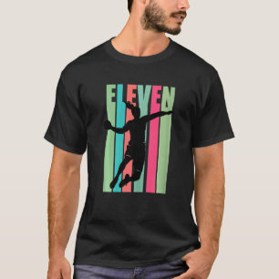Handball 11:e födelsedag Kvinnospelare Motivati T Shirt